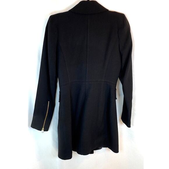 Zara Woman Black Military Blazer Dress | Double Breasted Gold Button | Size S - Picture 3 of 11